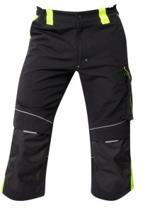 ARDON NEON Spodnie 3/4 Czarno-Żółte