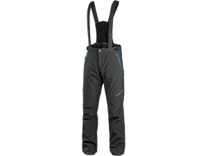CXS TRENTON Spodnie Softshell Czarno-Niebieskie