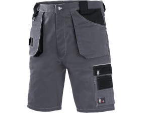 ORION DAVID Szorty Szaro-Czarne