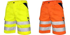 NORWICH odblaskowe szorty robocze