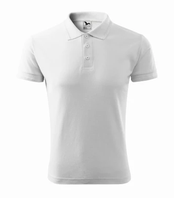 MALFINI PIQUE Koszulka Polo Biała