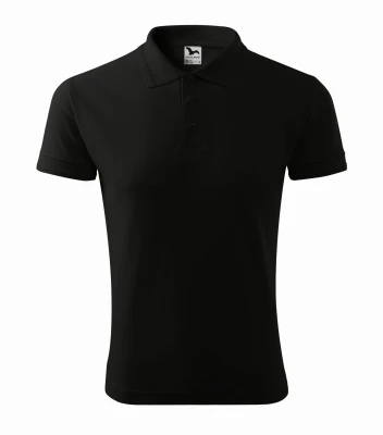 MALFINI PIQUE Koszulka Polo Czarna