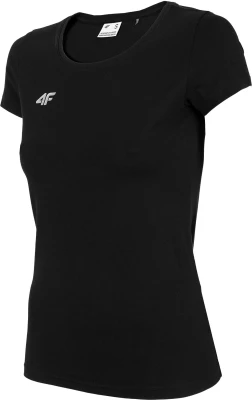 4F T-SHIRT DAMSKI TSD001 Czarny
