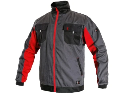PHOENIX PERSEUS Bluza Robocza Szaro-Czerwona