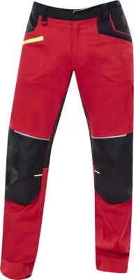 ARDON 4XSTRETCH Spodnie do Pasa Czerwone