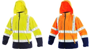 DERBY softshell odblaskowy z kapturem