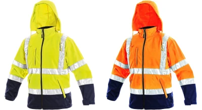 DERBY softshell odblaskowy z kapturem